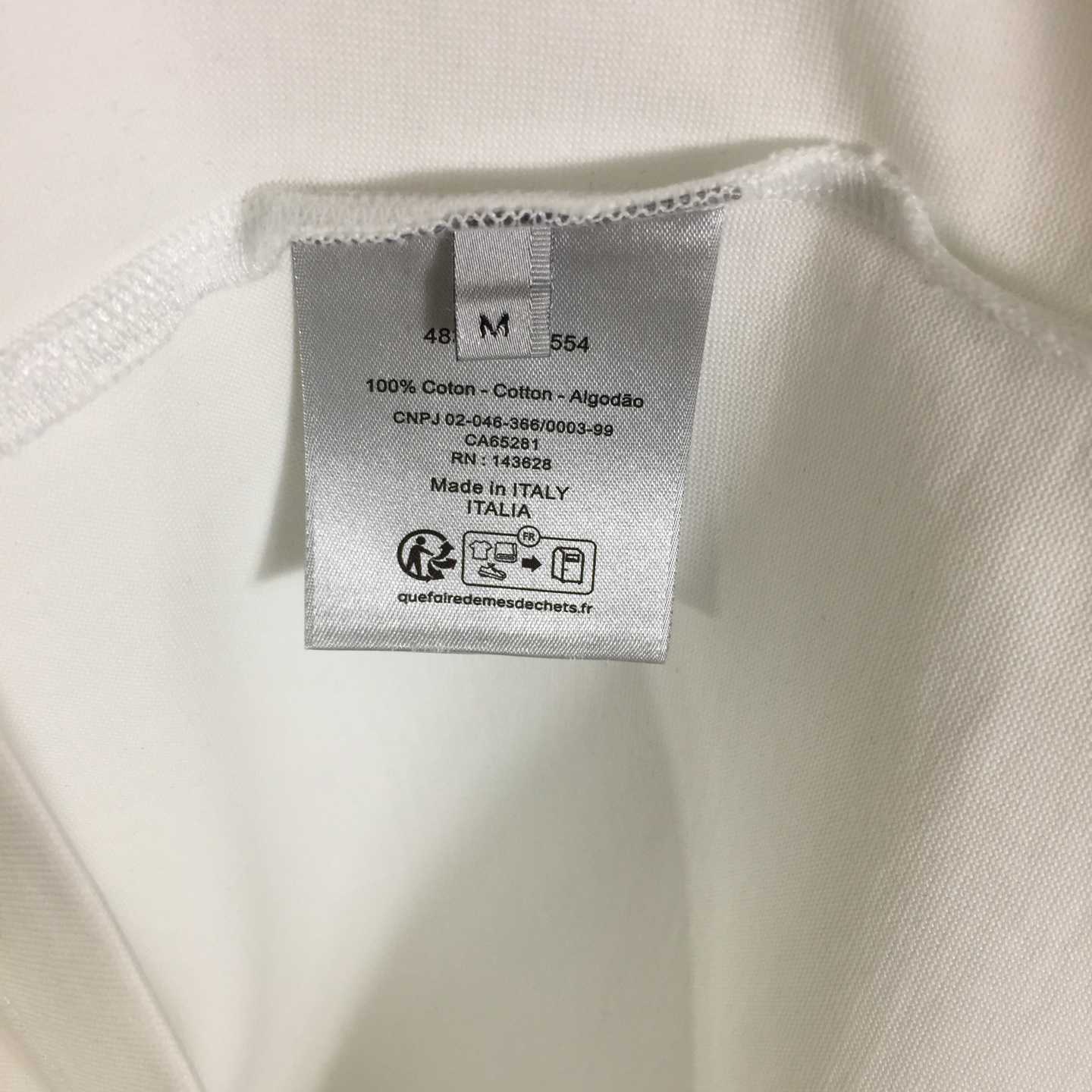 Dior Logo Cotton T-Shirt  - DesignerGu