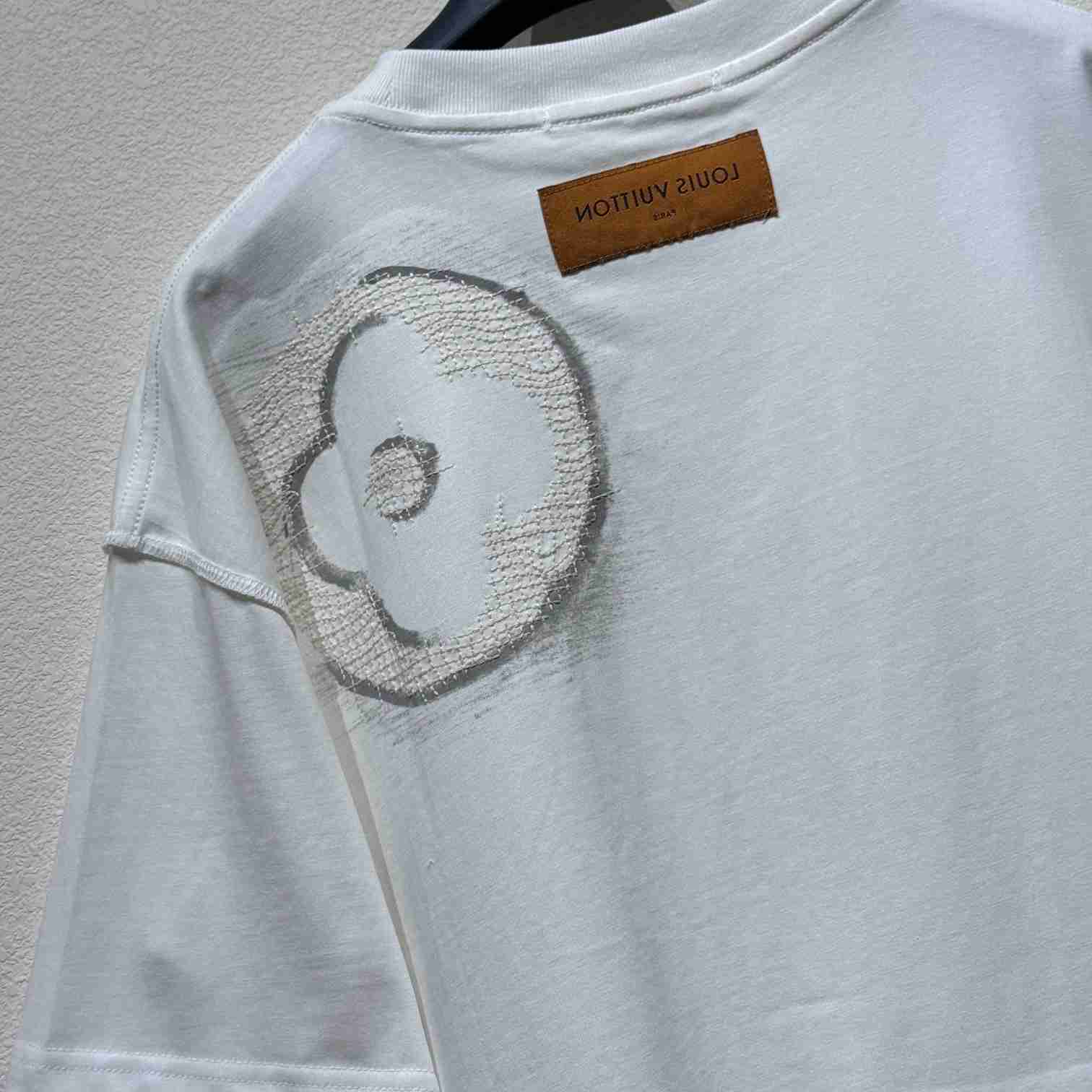 Louis Vuitton Short-Sleeved Cotton Crewneck    - DesignerGu