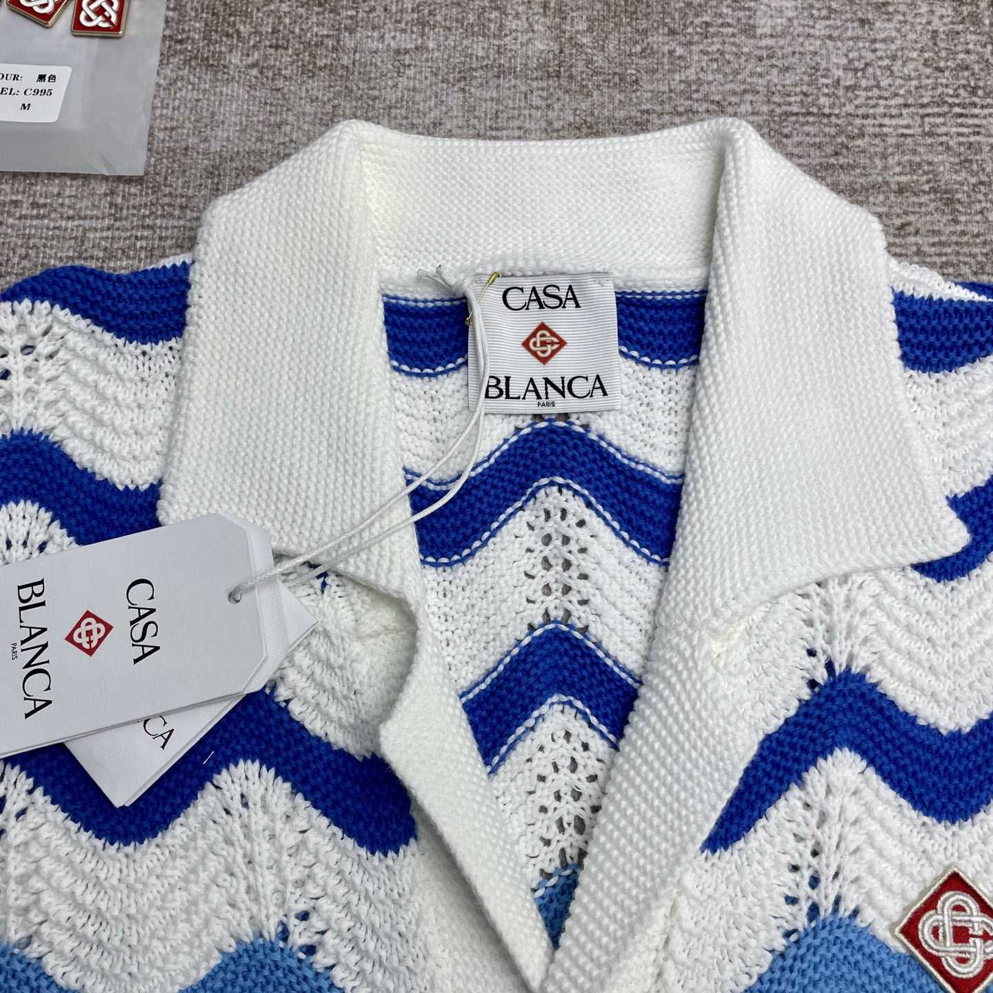 Casablanca Wave Shirt   D0086 - DesignerGu