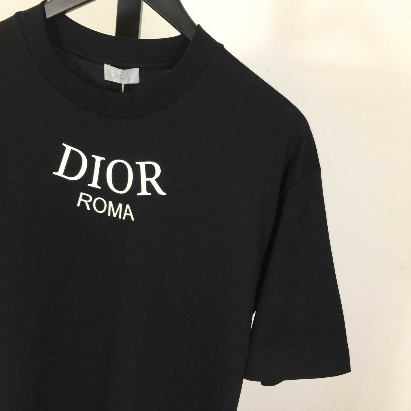 Dior Logo Cotton T-Shirt  - DesignerGu