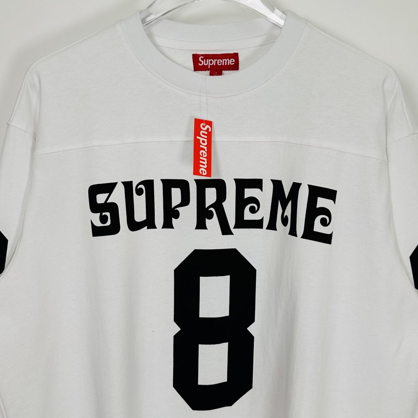 Supreme Affiliated L/S Football Top White - DesignerGu