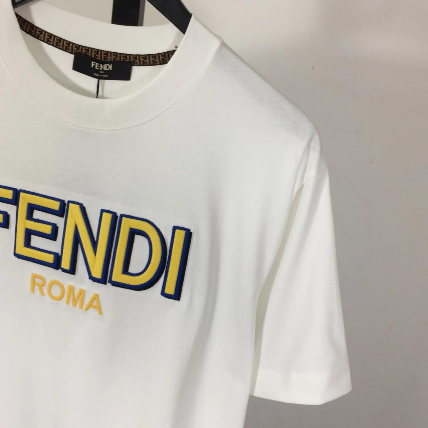 Fendi Cotton T-shirt - DesignerGu