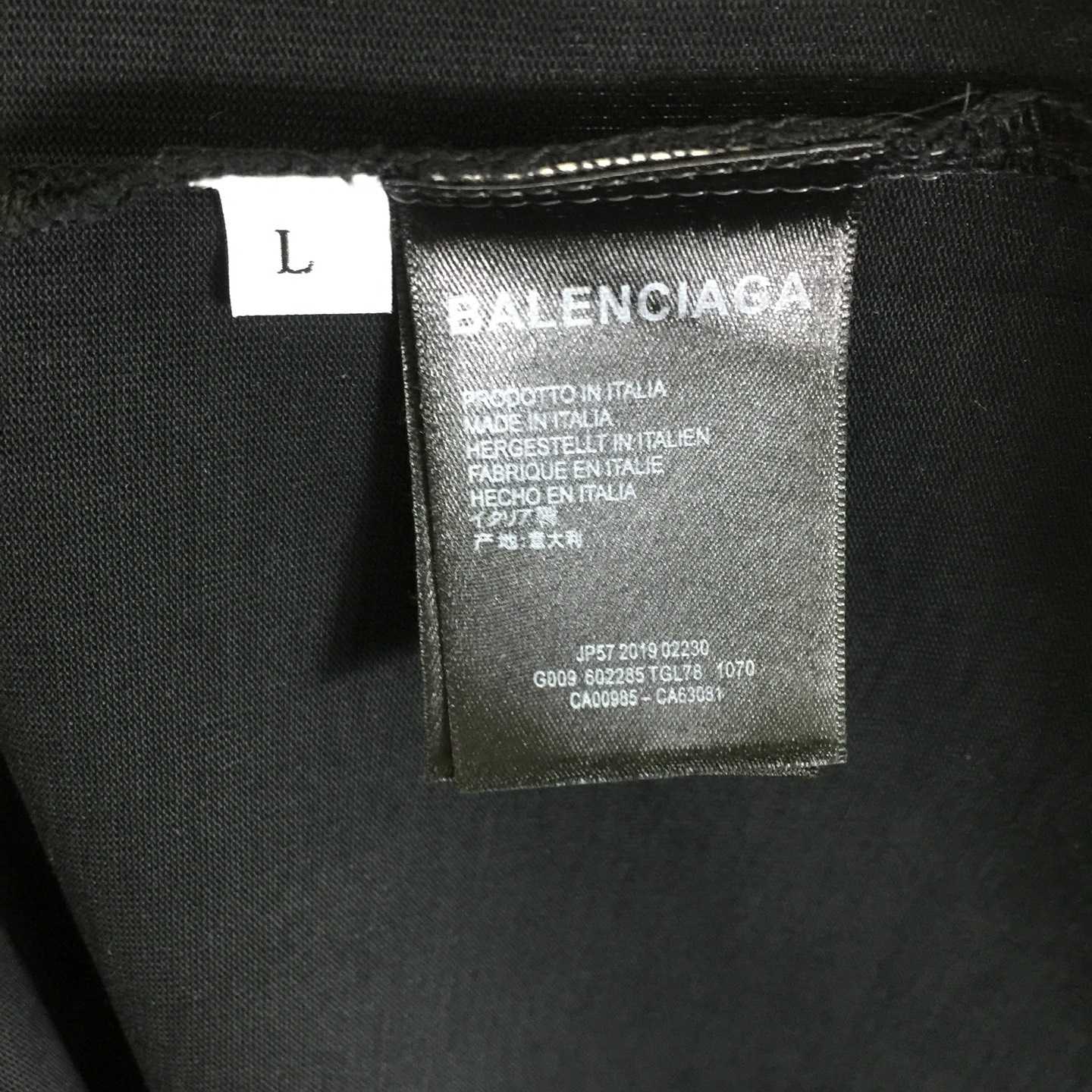 Balenciaga Cotton T-Shirt Medium Fit - DesignerGu