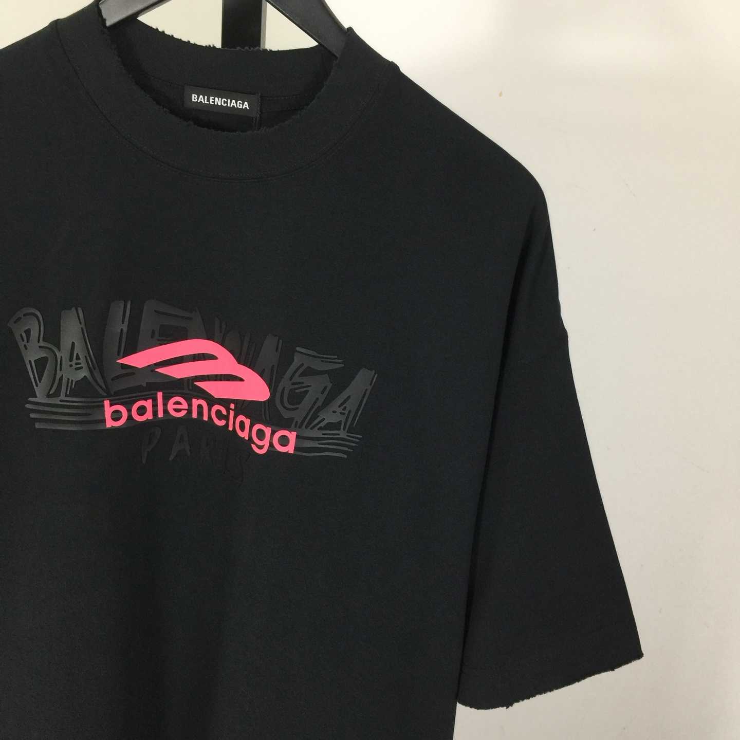 Balenciaga Cotton T-Shirt Medium Fit - DesignerGu