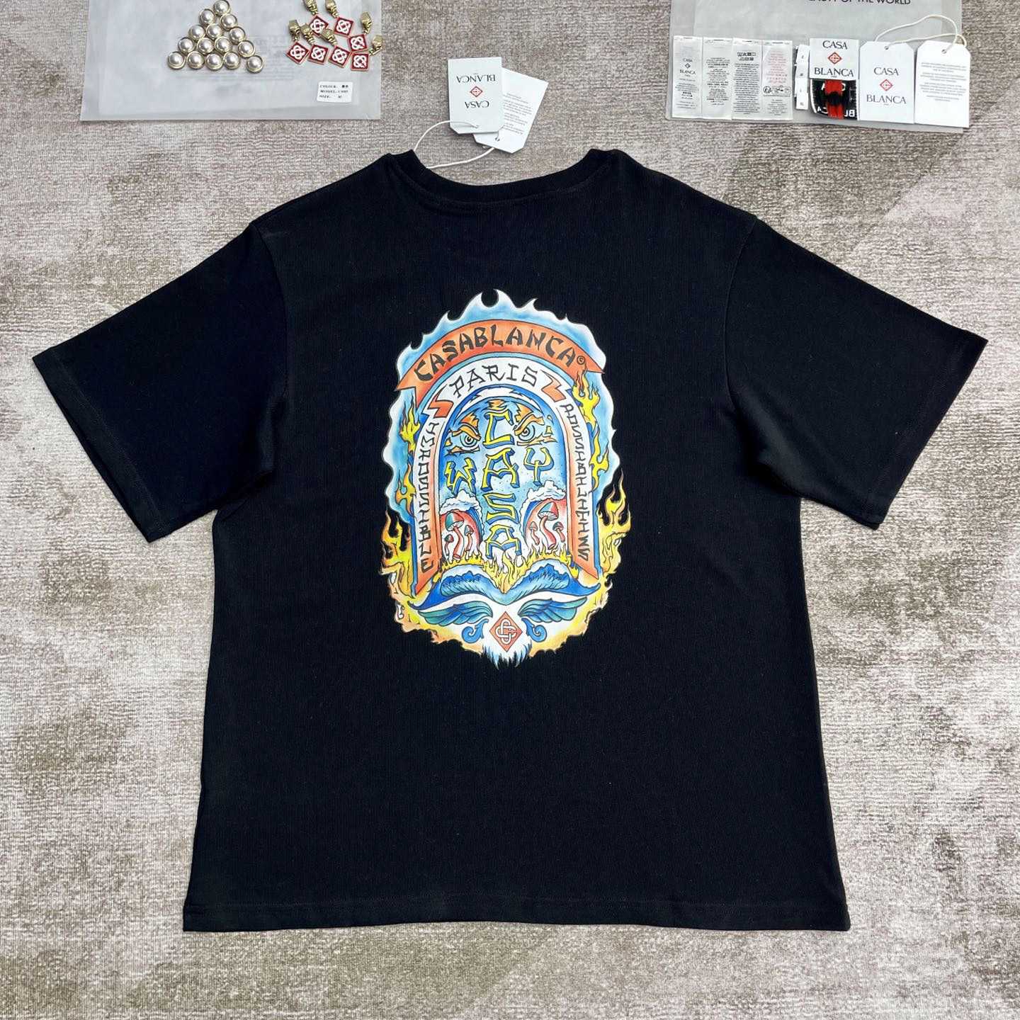 Casablanca Casa Way Skate Printed T-shirt   C984 - DesignerGu