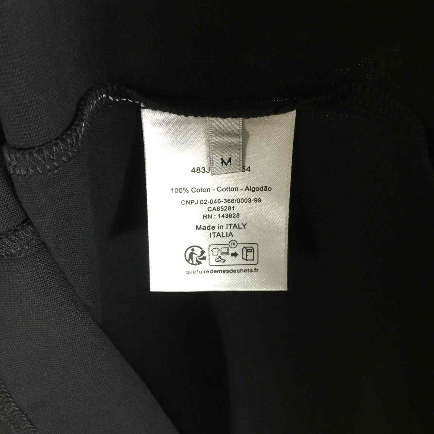 Dior Logo Cotton T-Shirt  - DesignerGu