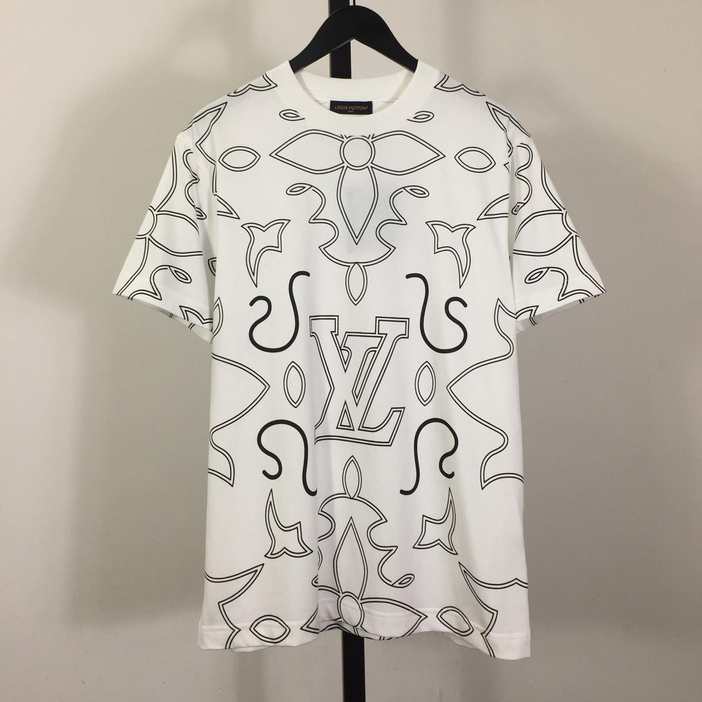 Louis Vuitton Monogram T-Shirt     - DesignerGu