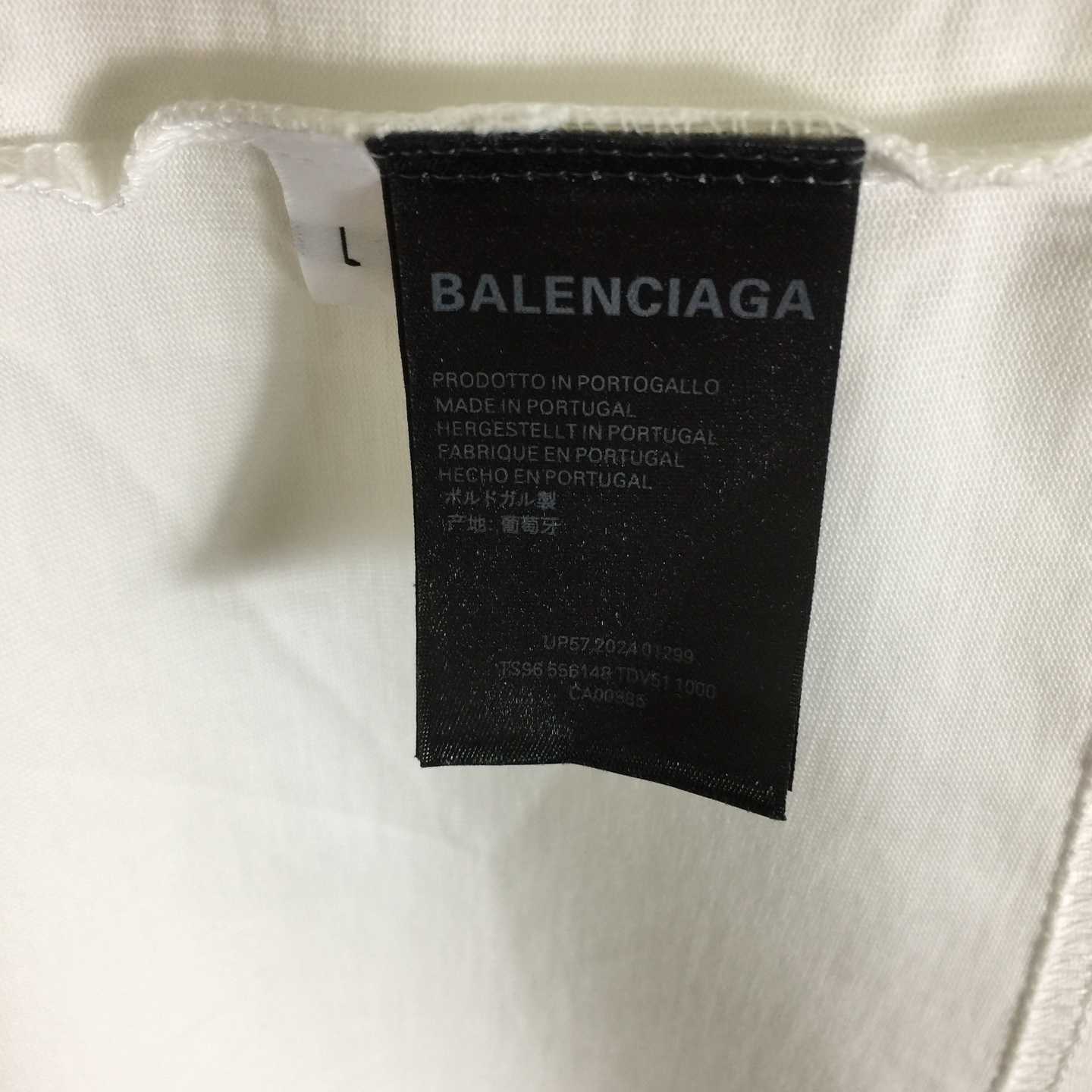 Balenciaga Cotton T-Shirt Medium Fit - DesignerGu