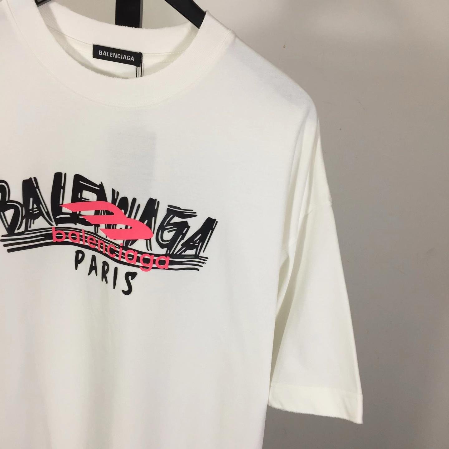 Balenciaga Cotton T-Shirt Medium Fit - DesignerGu
