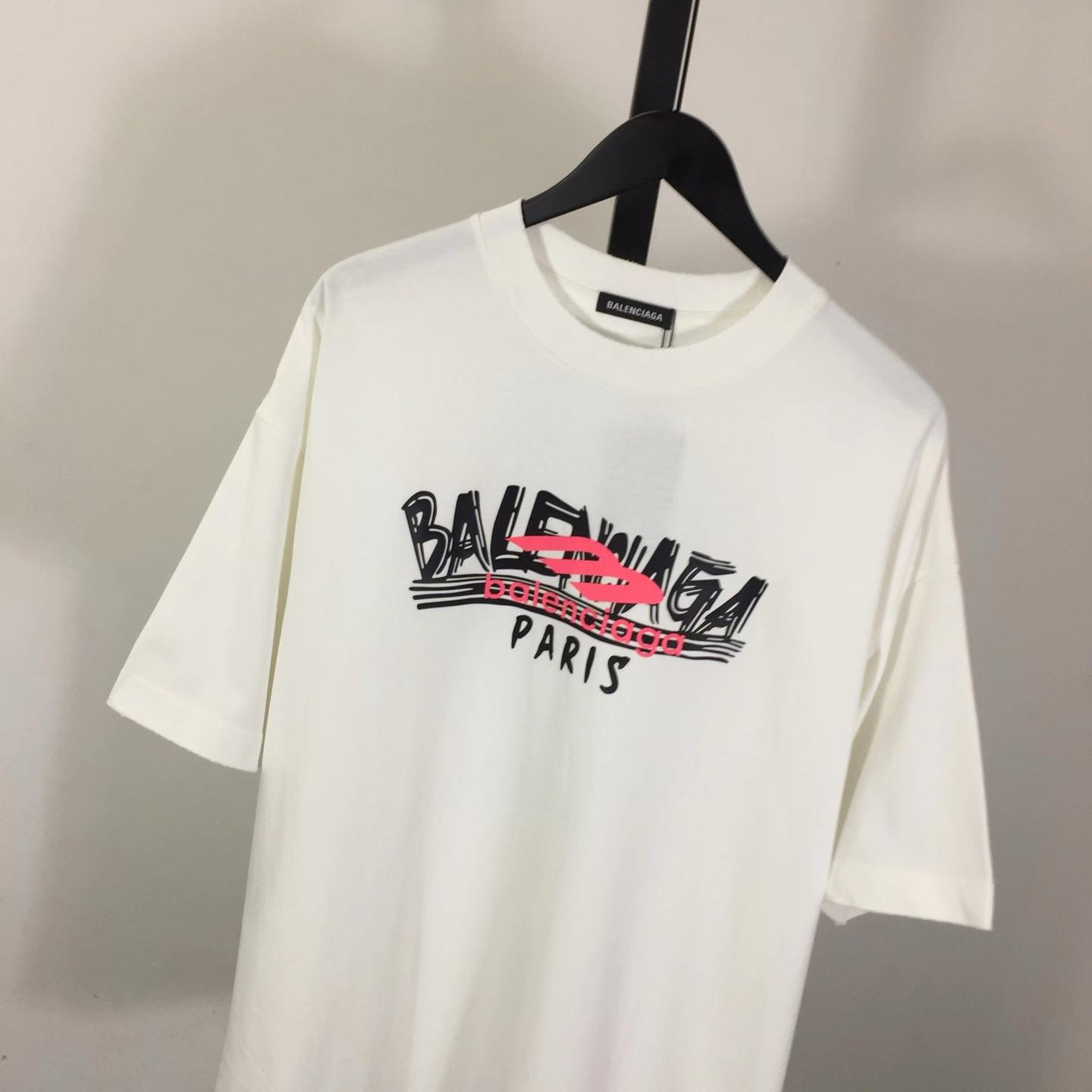 Balenciaga Cotton T-Shirt Medium Fit - DesignerGu