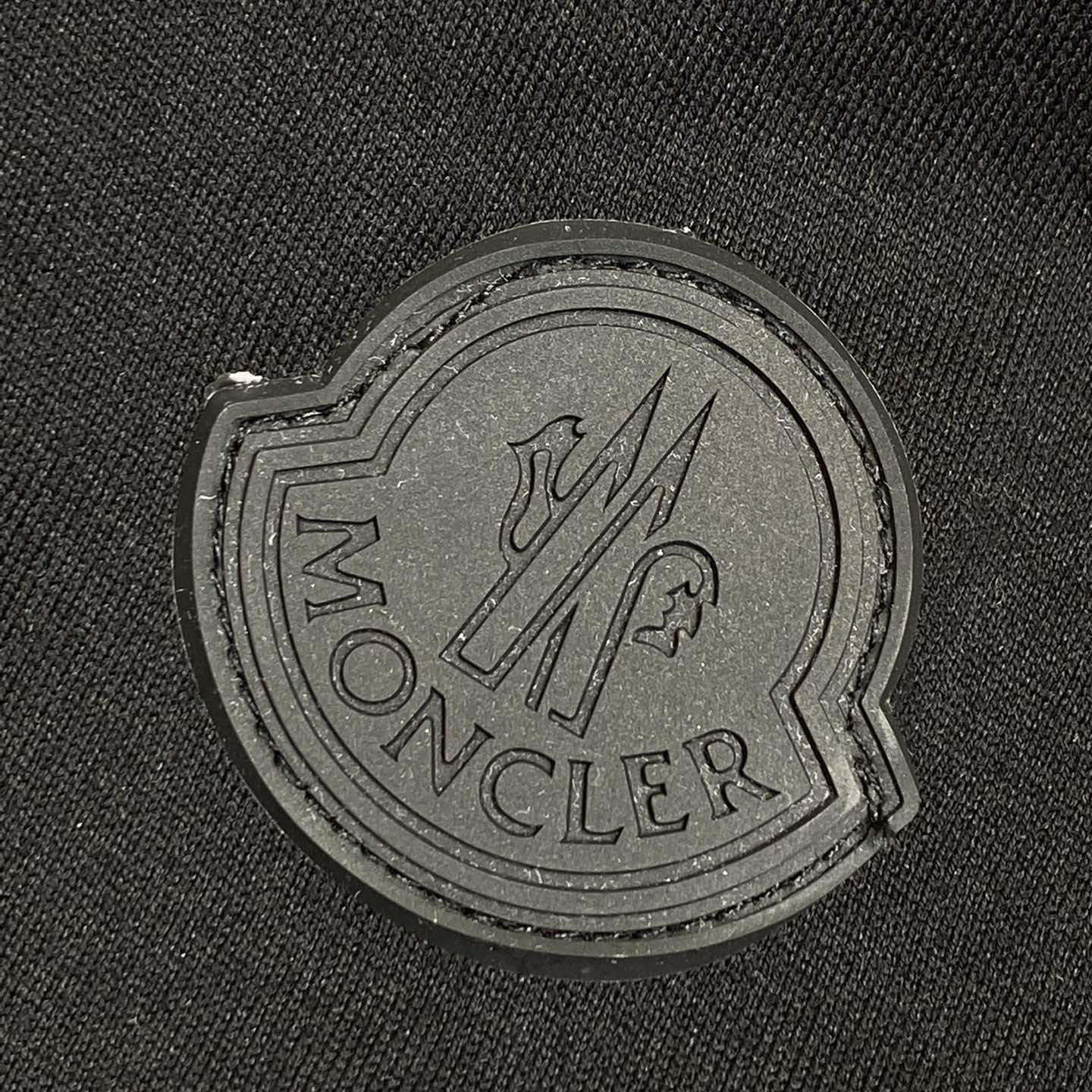 Moncler Blurred Logo Cotton T-shirt - DesignerGu