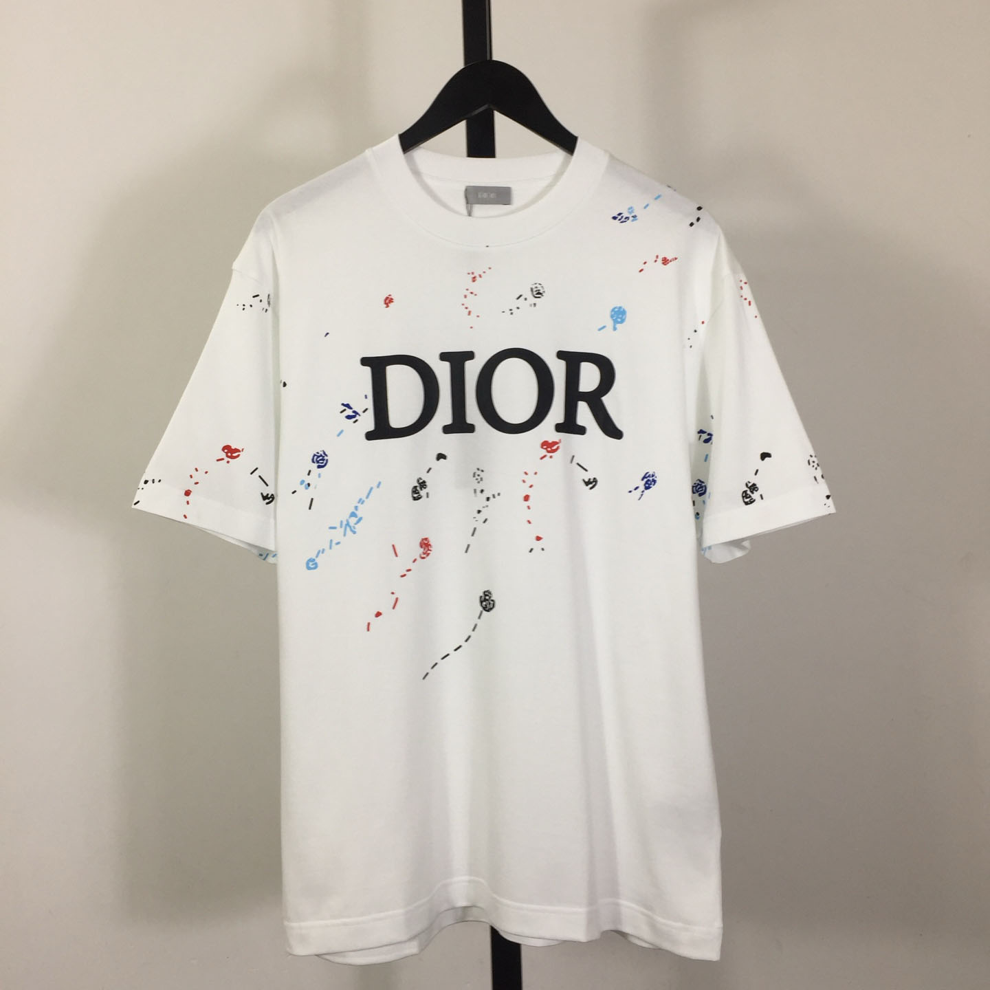 Dior Logo Cotton T-Shirt  - DesignerGu