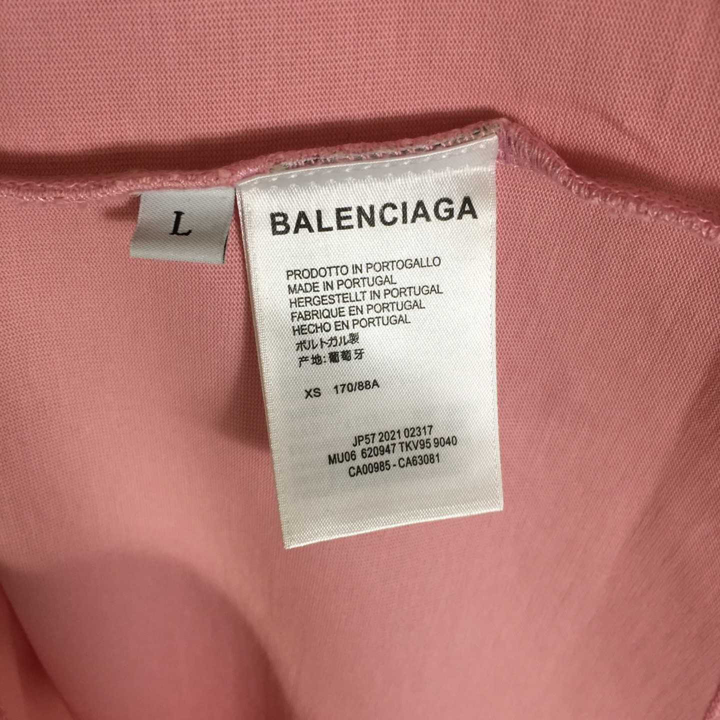 Balenciaga Cotton T-Shirt Medium Fit - DesignerGu