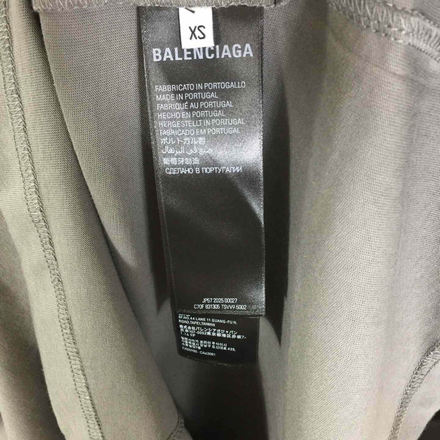 Balenciaga New Balenciaga Back T-Shirt Medium Fit - DesignerGu