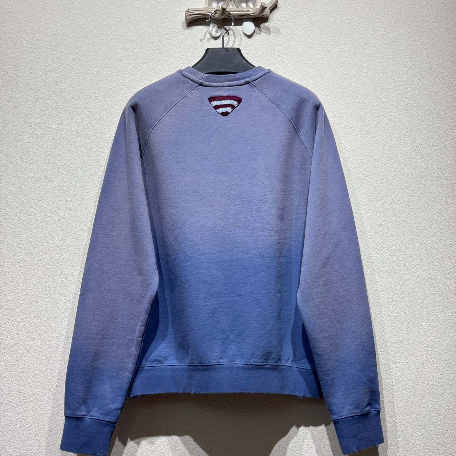 Prada Cotton Fleece Sweatshirt - DesignerGu