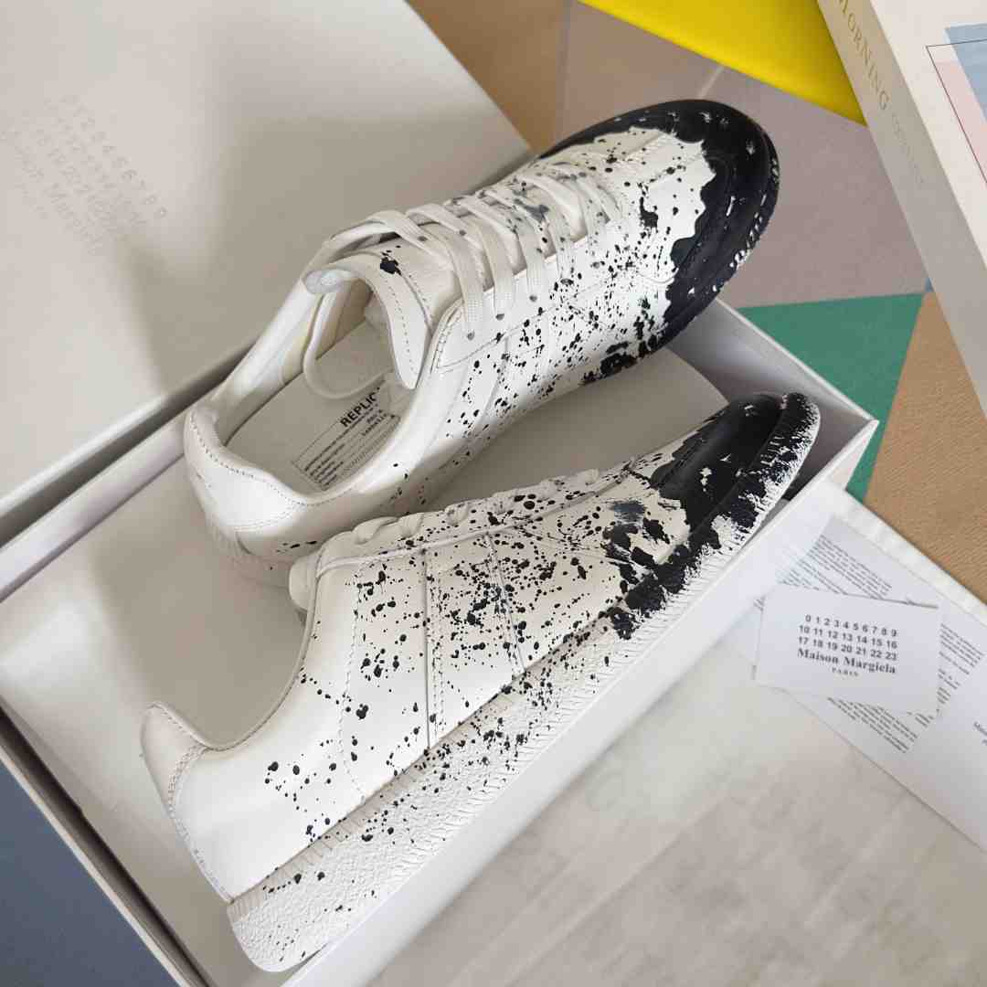 Maison Margiela Replica 'Paint Splatter - White Black' - DesignerGu