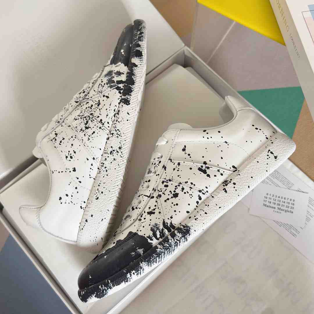 Maison Margiela Replica 'Paint Splatter - White Black' - DesignerGu