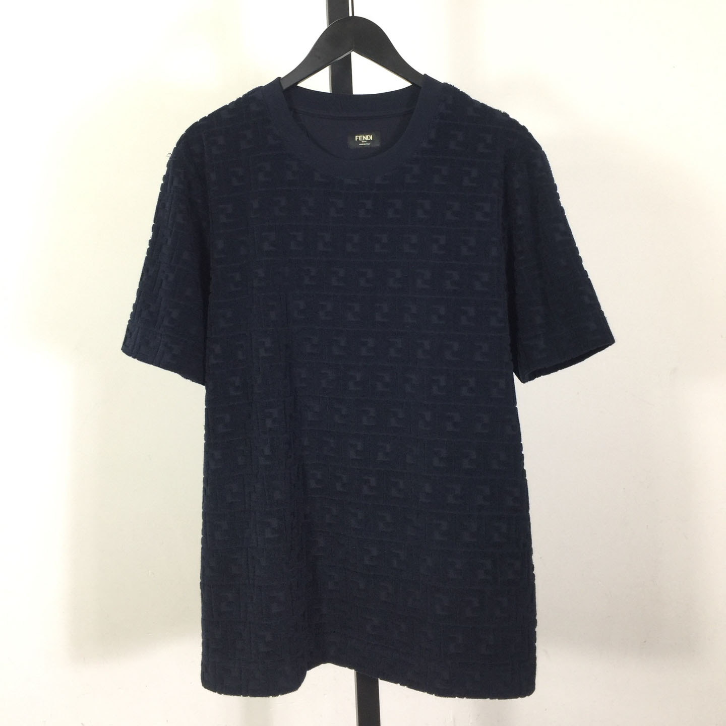 Fendi Blue FF Piqué T-shirt - DesignerGu