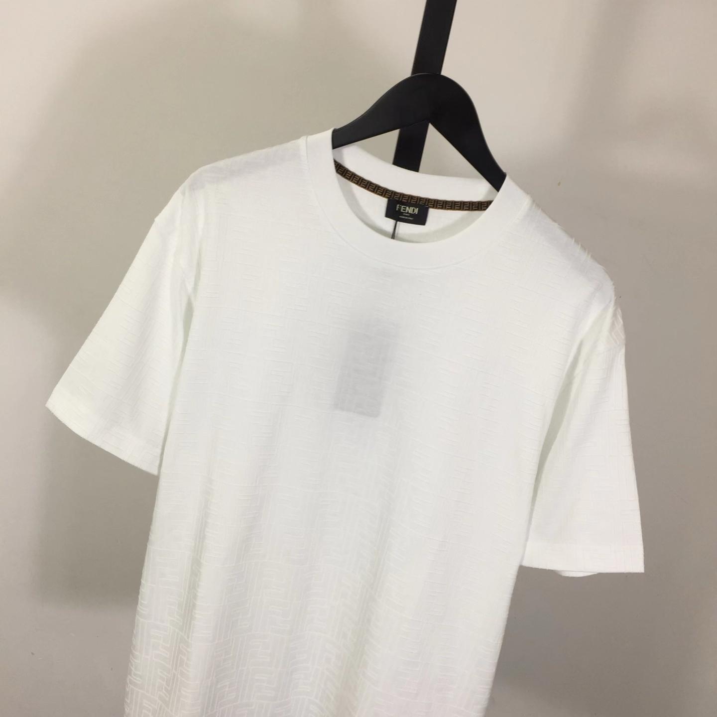 Fendi Cotton Jersey T-shirt  - DesignerGu