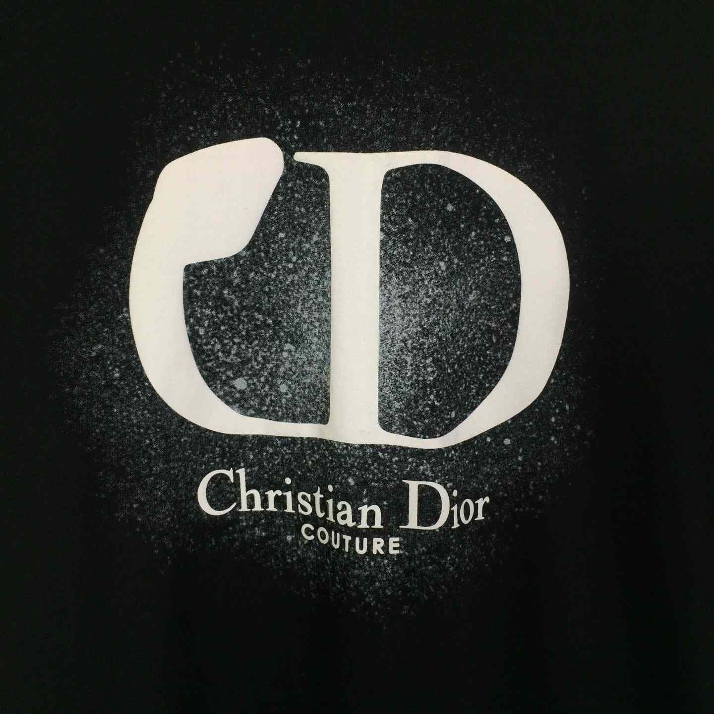 Dior Logo Cotton T-Shirt  - DesignerGu
