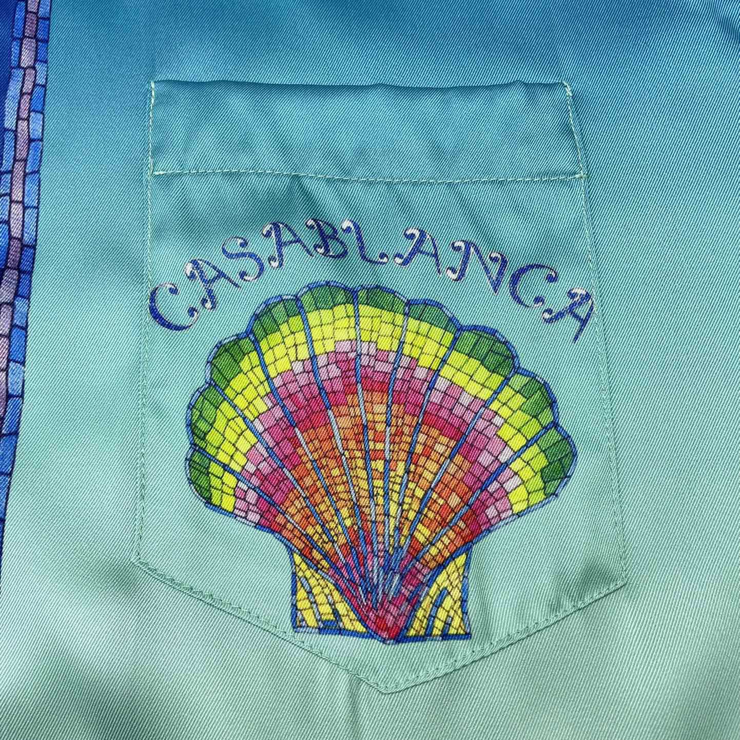 Casablanca Coquillage Coloré Silk Shirt    CA3457 - DesignerGu
