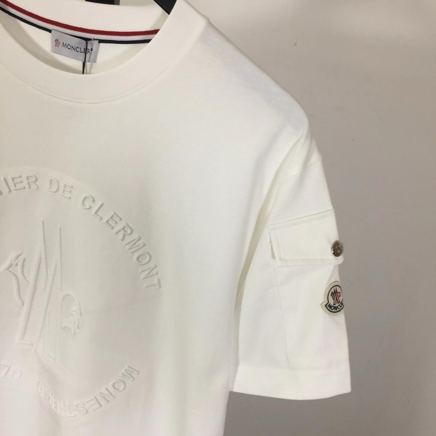 Moncler Logo Cotton T-shirt - DesignerGu