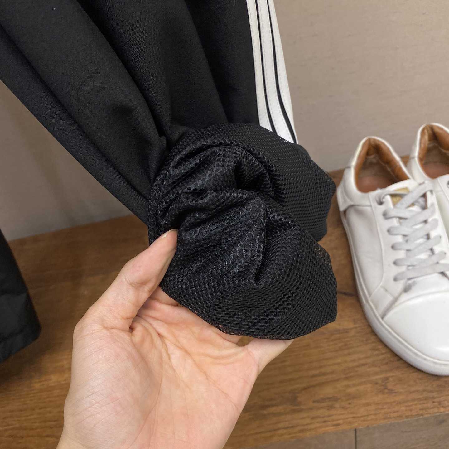 Balenciaga Large Tracksuit Pants In Black Technical Fabric - DesignerGu