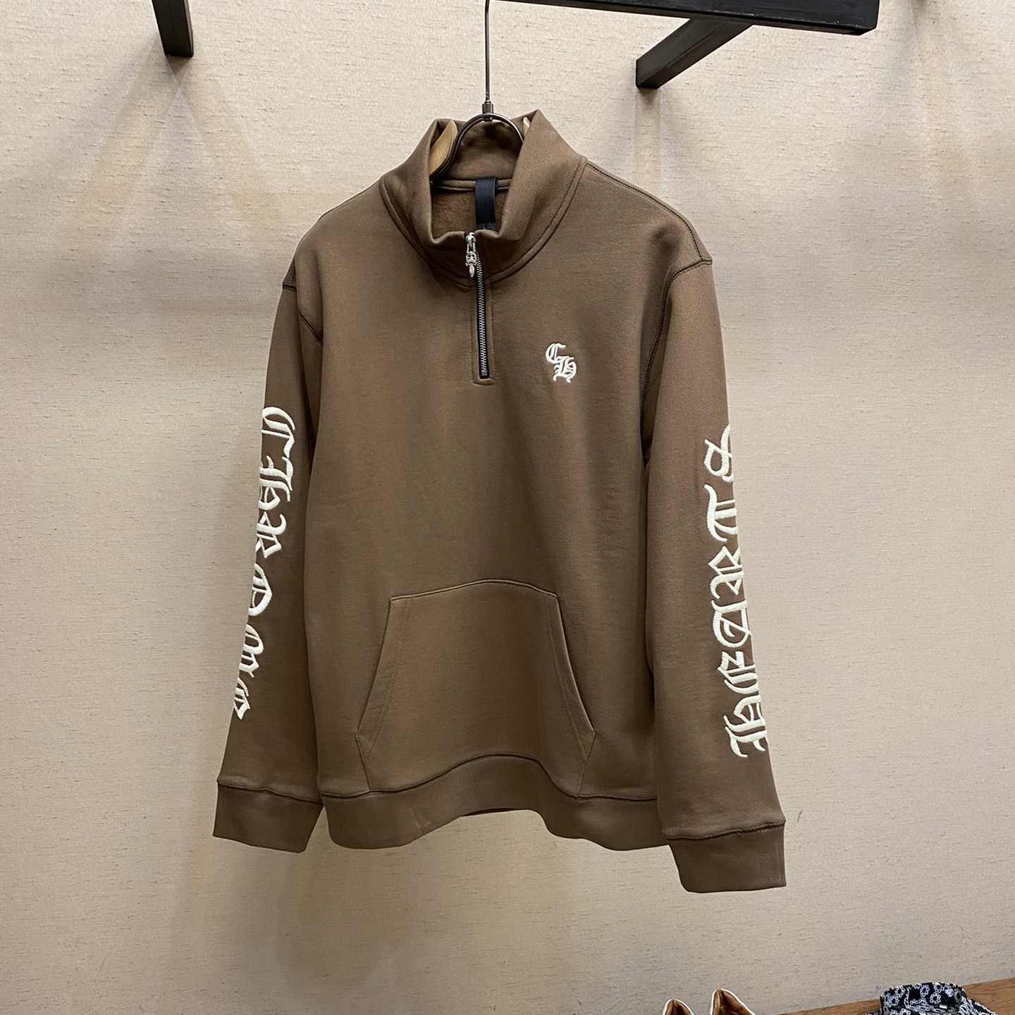 Chrome Heart Slo Ride 1/2 Zip  Sweatshirts  yf1206 (50% Off Sale) - DesignerGu