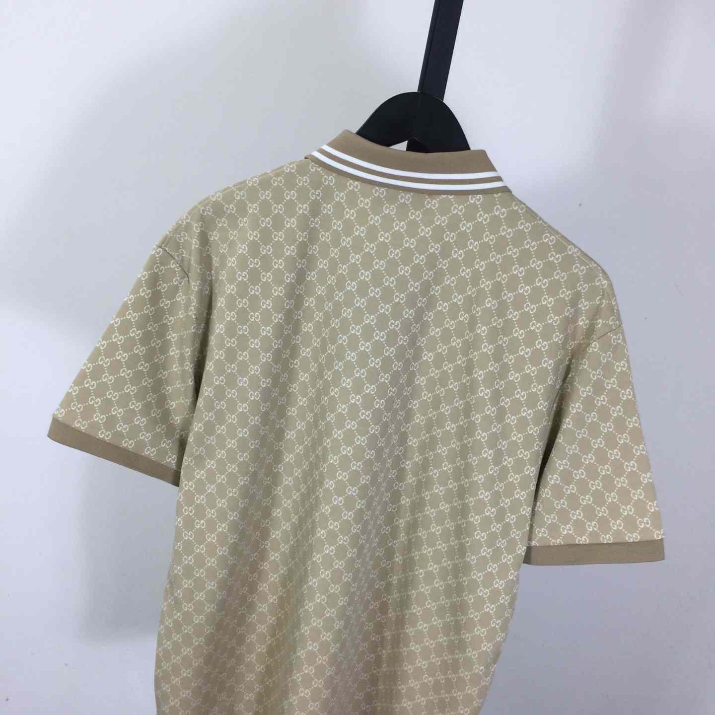 Gucci GG Cotton Jersey Jacquard Polo Shirt - DesignerGu