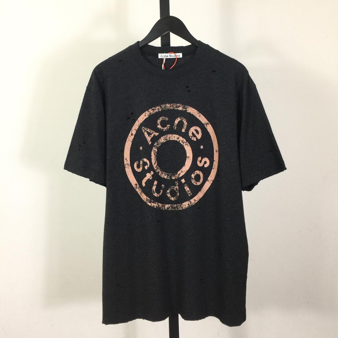 Acne Studios Relaxed Fit Logo T-shirt - DesignerGu