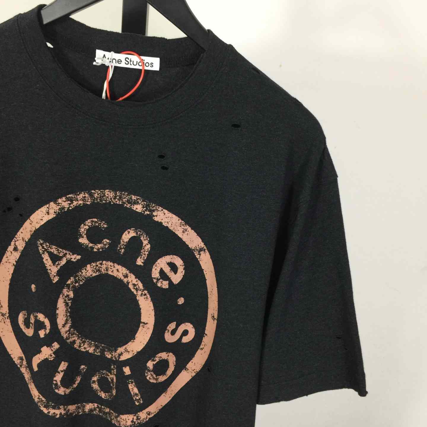 Acne Studios Relaxed Fit Logo T-shirt - DesignerGu