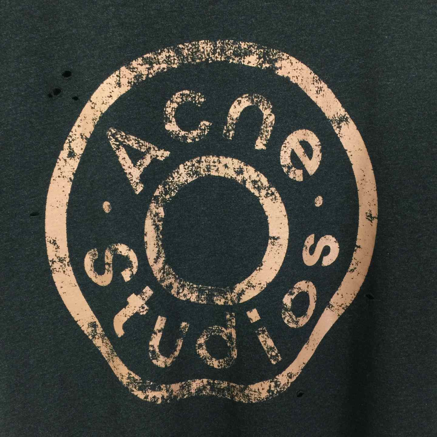 Acne Studios Relaxed Fit Logo T-shirt - DesignerGu