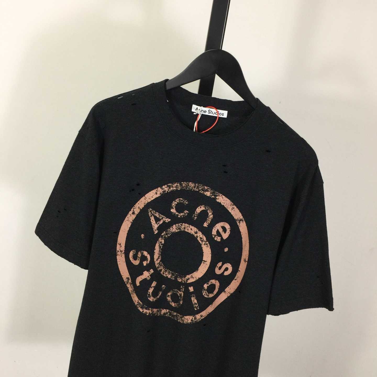 Acne Studios Relaxed Fit Logo T-shirt - DesignerGu