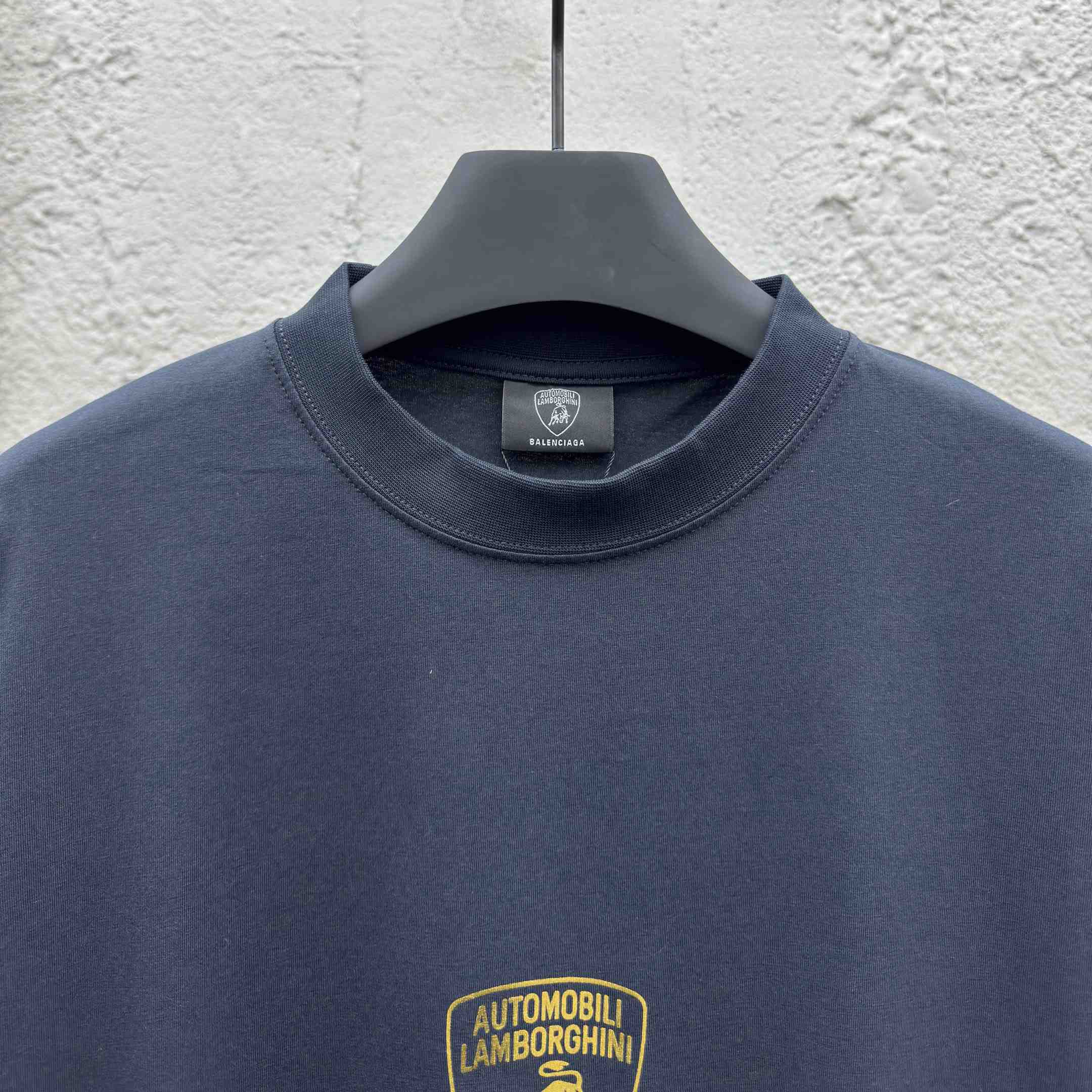 Balenciaga I Automobili Lamborghini Oversized T-Shirt inFaded Black  - DesignerGu