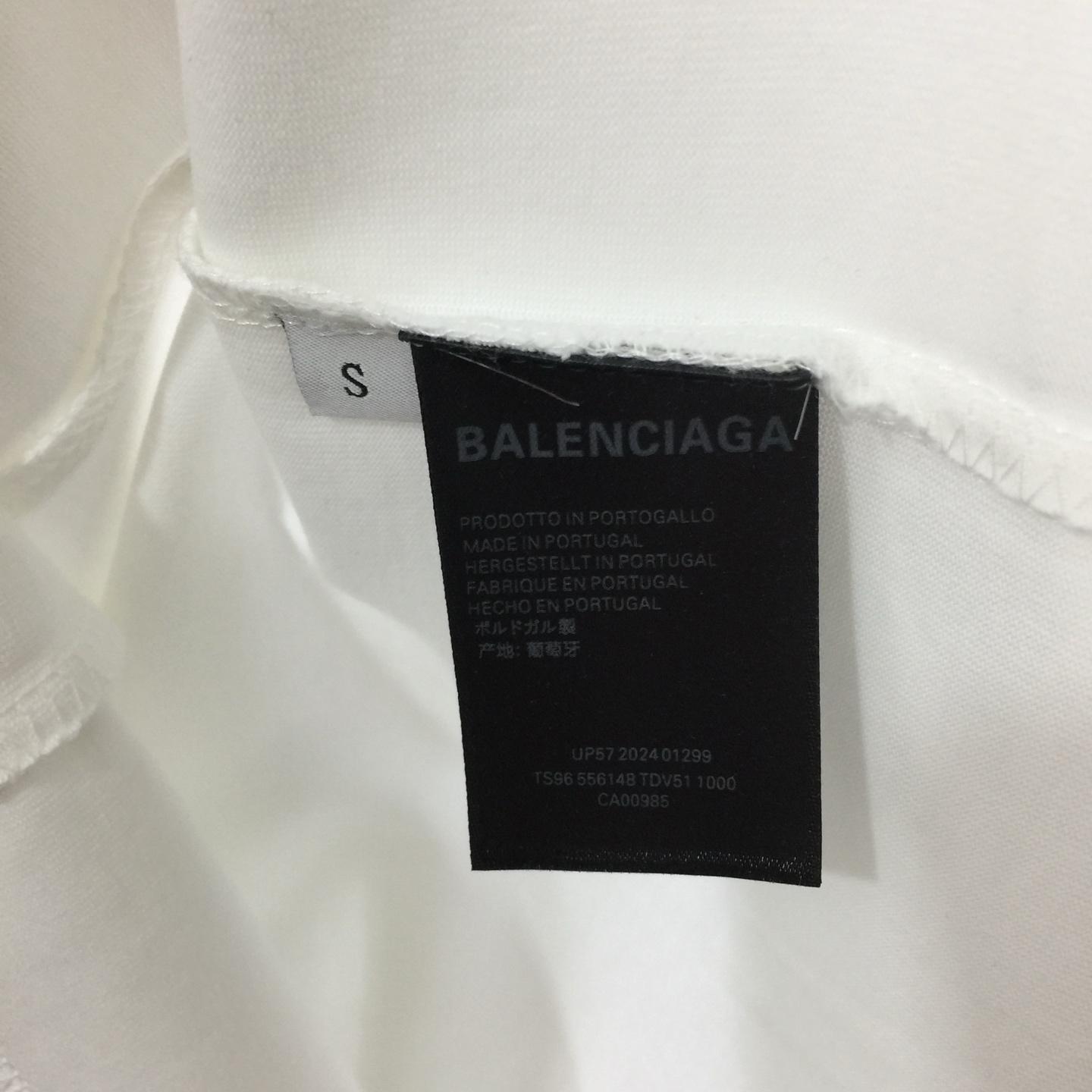 Balenciaga Cotton T-Shirt  - DesignerGu