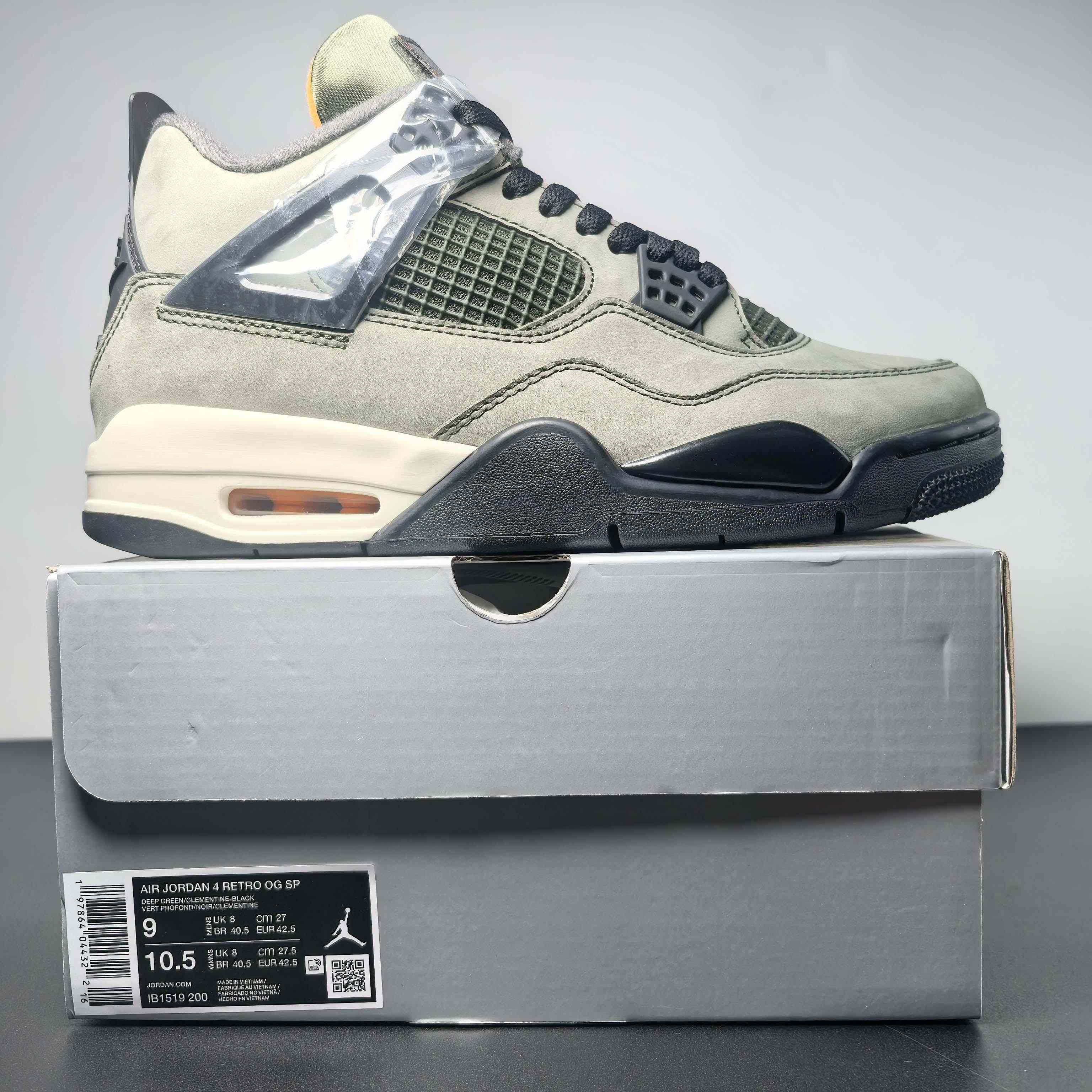 UNDEFEATED x Air Jordan 4 OG   IB1519-200 - DesignerGu
