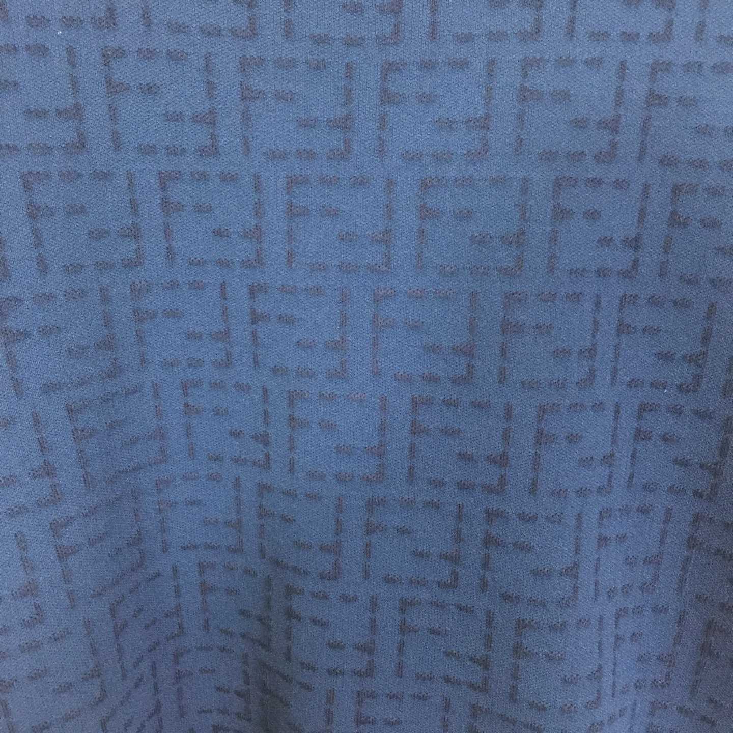 Fendi Blue Cotton FF Selleria Pullover - DesignerGu