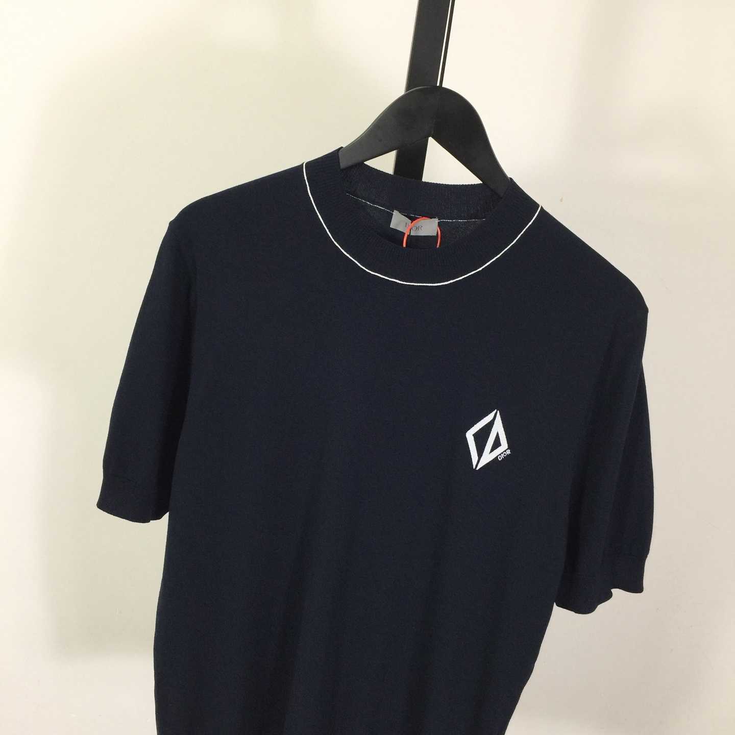 Dior CD Diamond Short-Sleeved Sweater  - DesignerGu