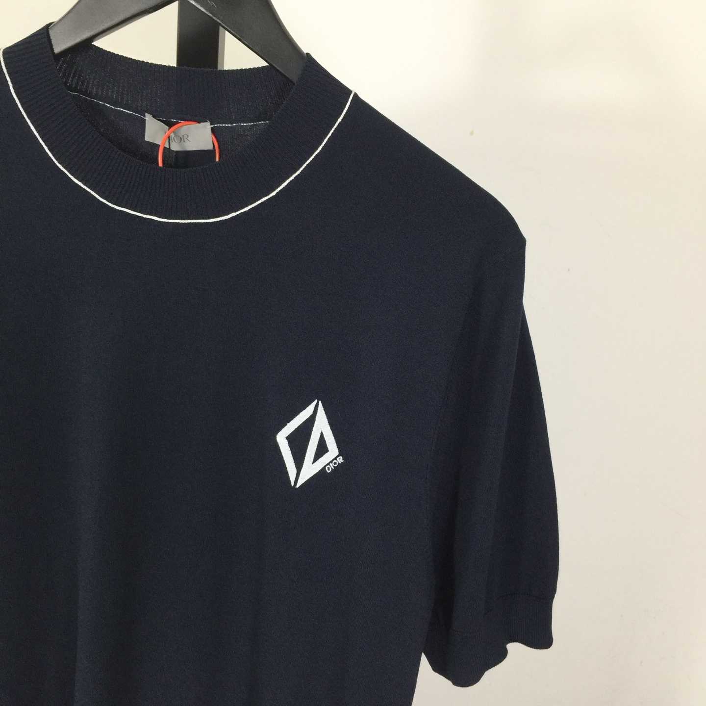 Dior CD Diamond Short-Sleeved Sweater  - DesignerGu