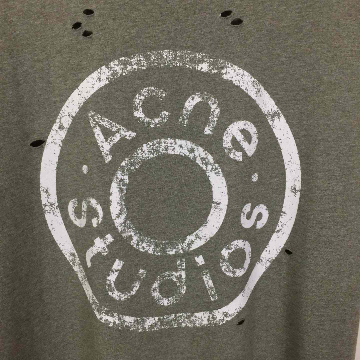Acne Studios Relaxed Fit Logo T-shirt - DesignerGu