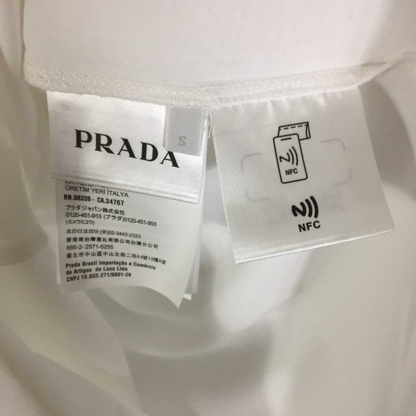 Prada Cotton T-Shirt - DesignerGu