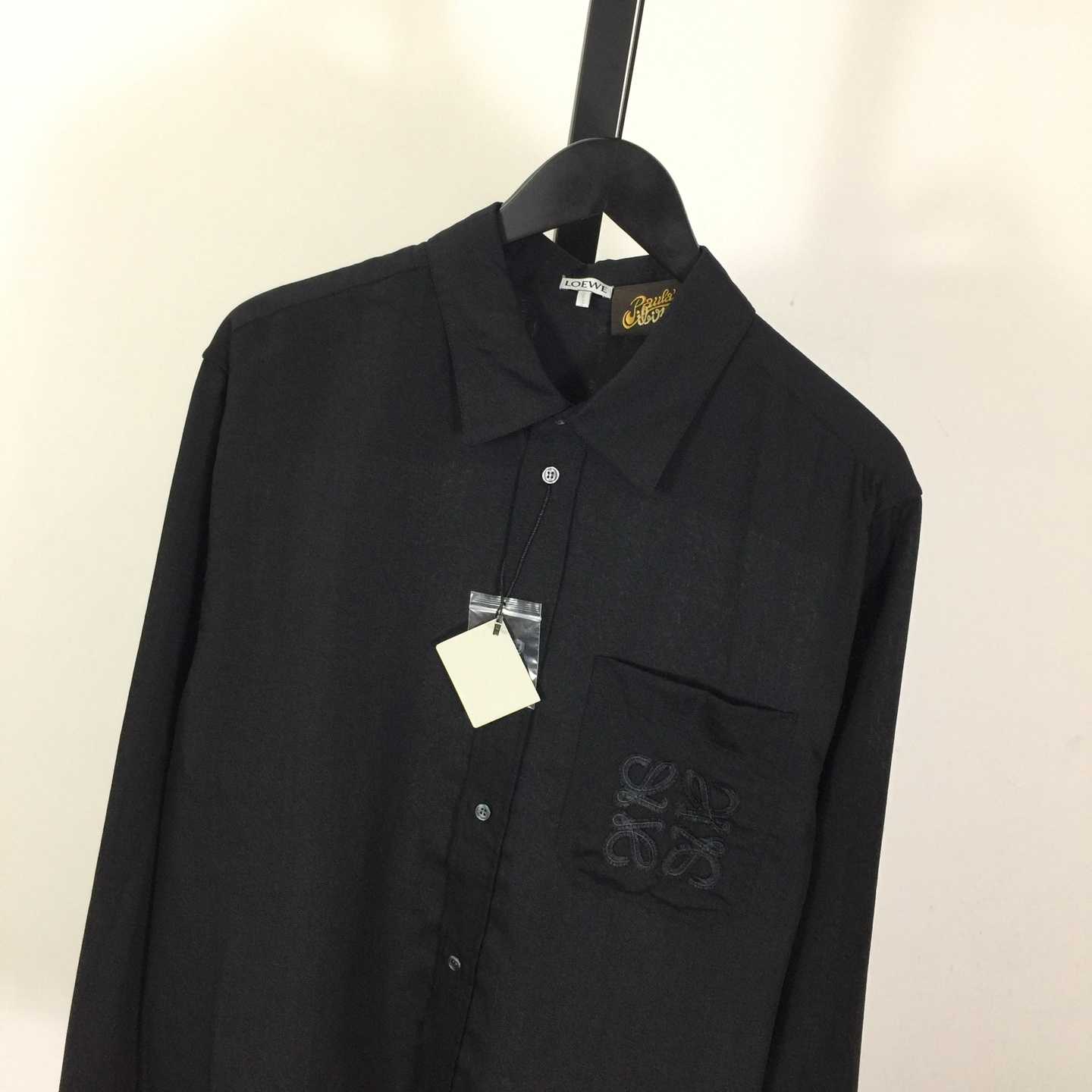 Loewe Shirt In Viscose And Linen - DesignerGu