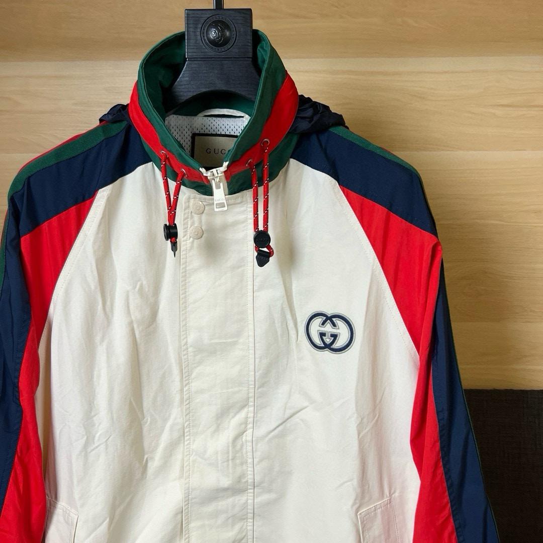 Gucci -Colour-block Bomber Jacket  - DesignerGu