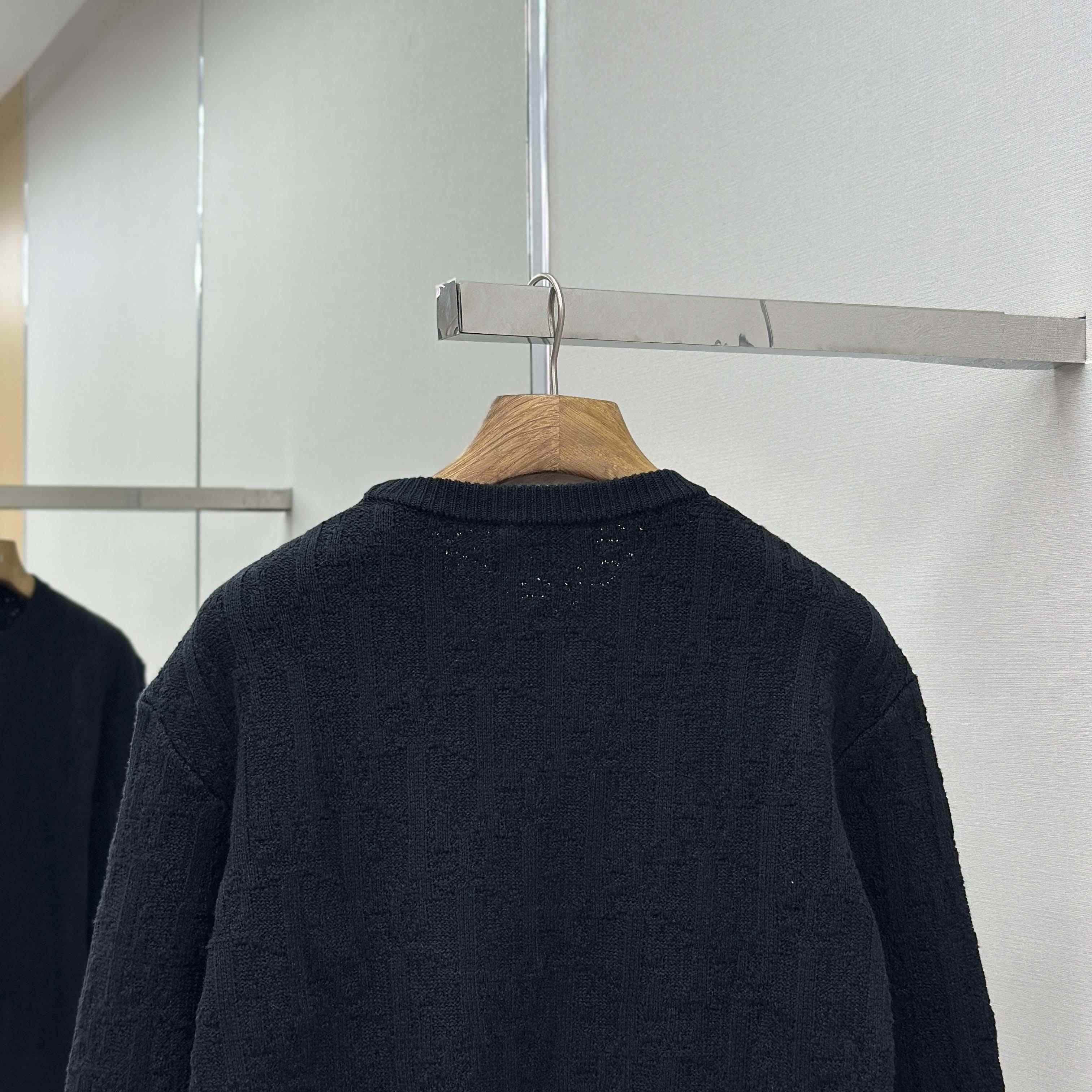 Dior Oblique Sweater Black Cotton-Blend Jacquard - DesignerGu