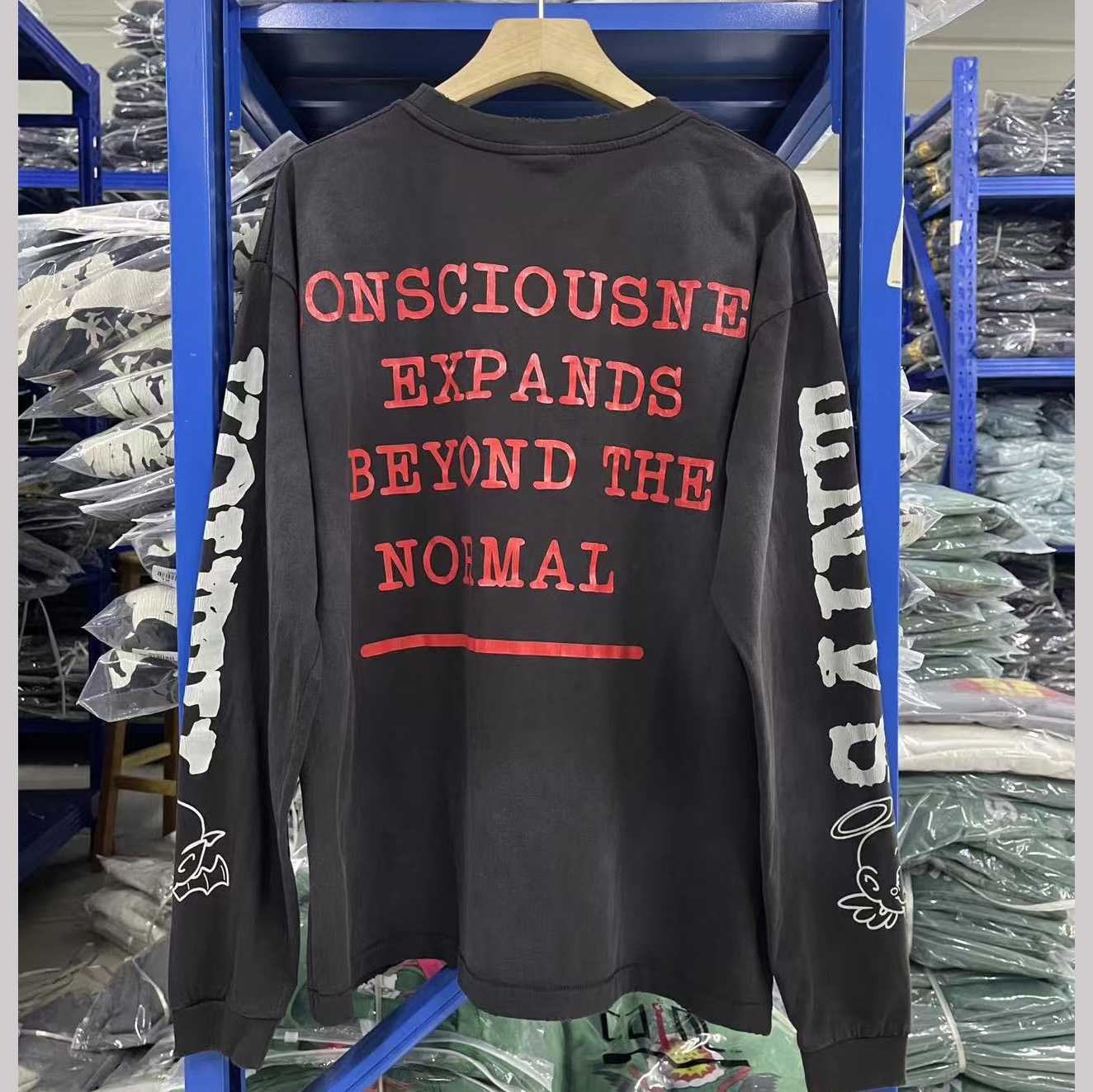 Saint Michael Saint Youth Beyond Long Sleeve Tee - DesignerGu