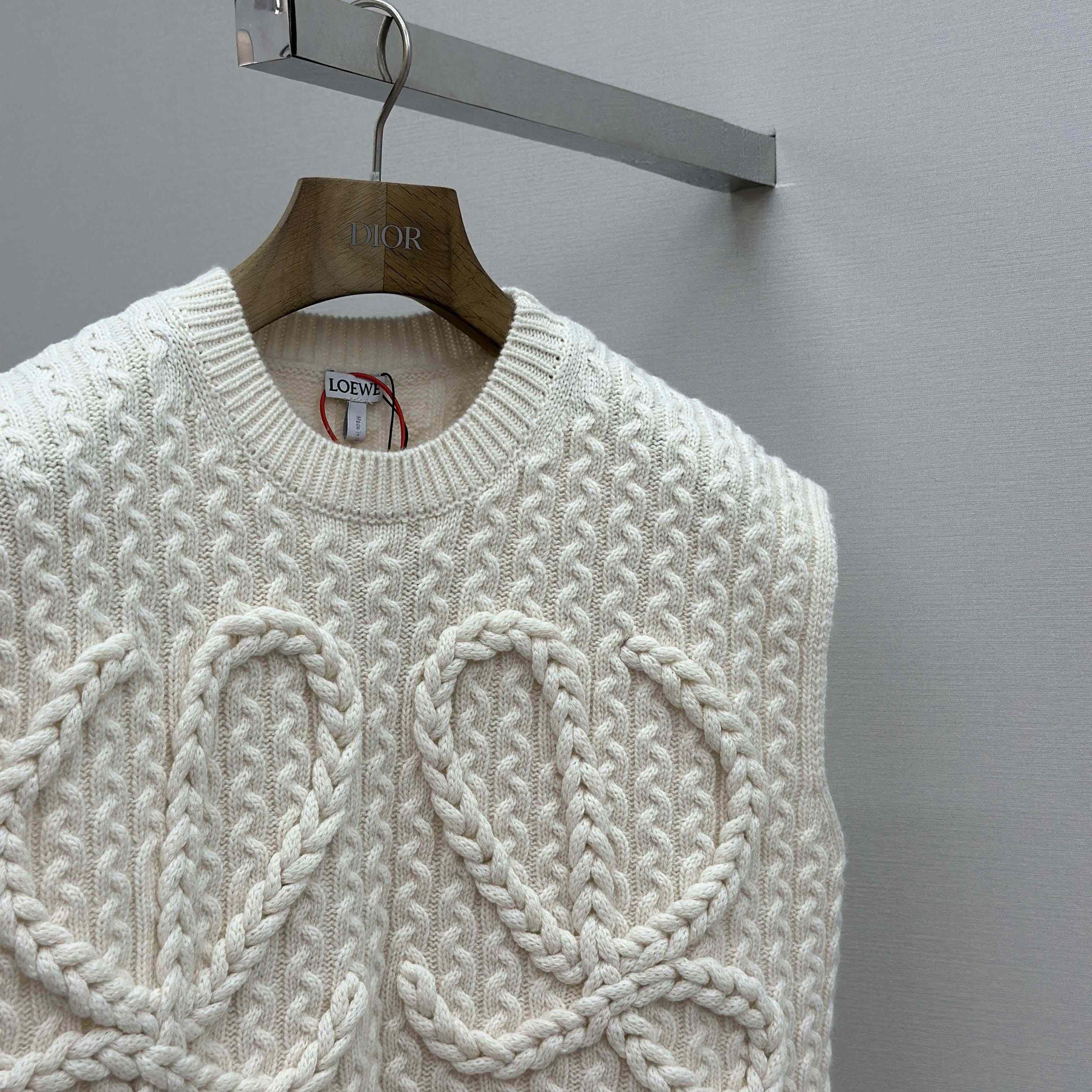 Loewe Vest In Wool - DesignerGu