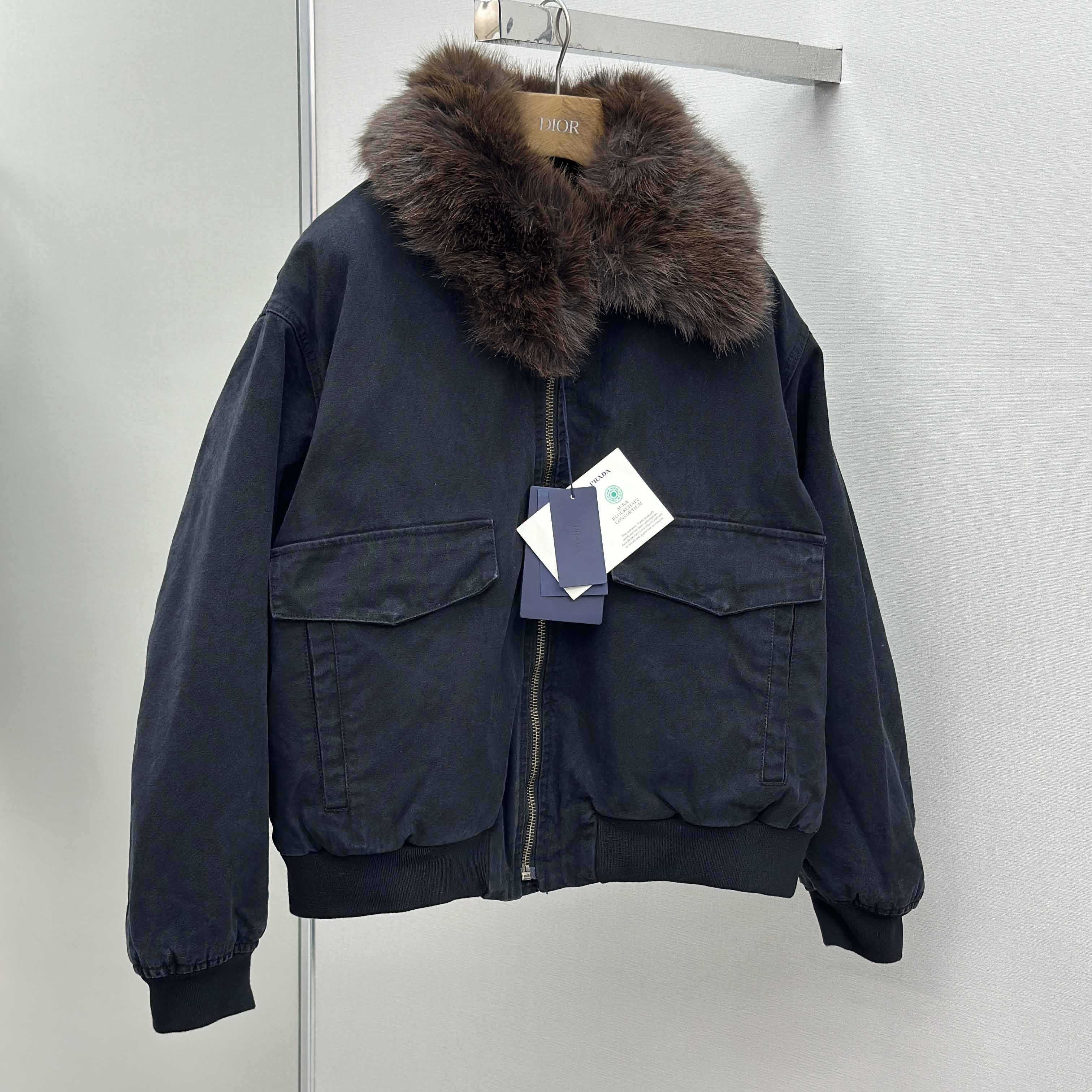 Prada Canvas Blouson Jacket - DesignerGu