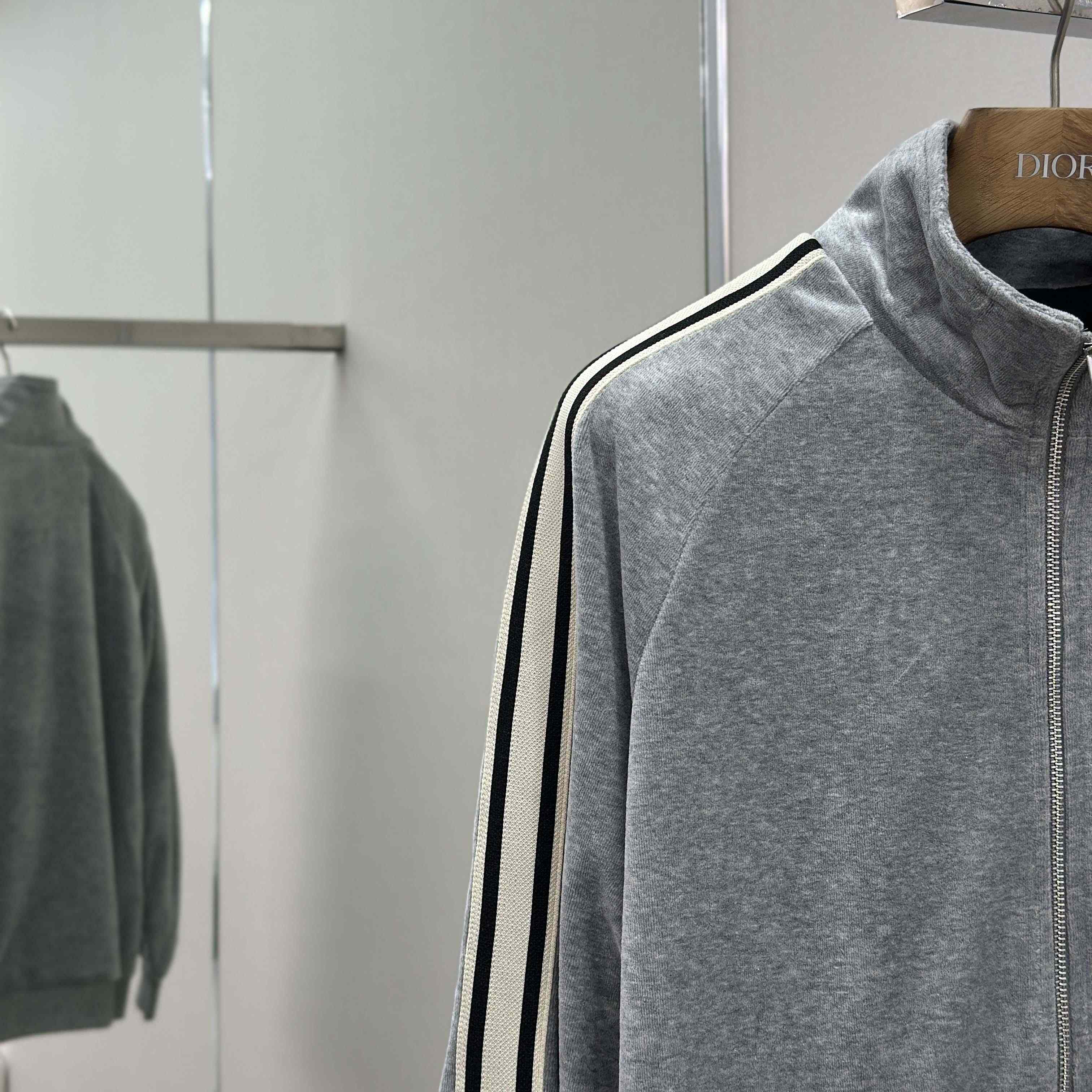 Celine Tracksuit Jacket In Velvet Cotton - DesignerGu