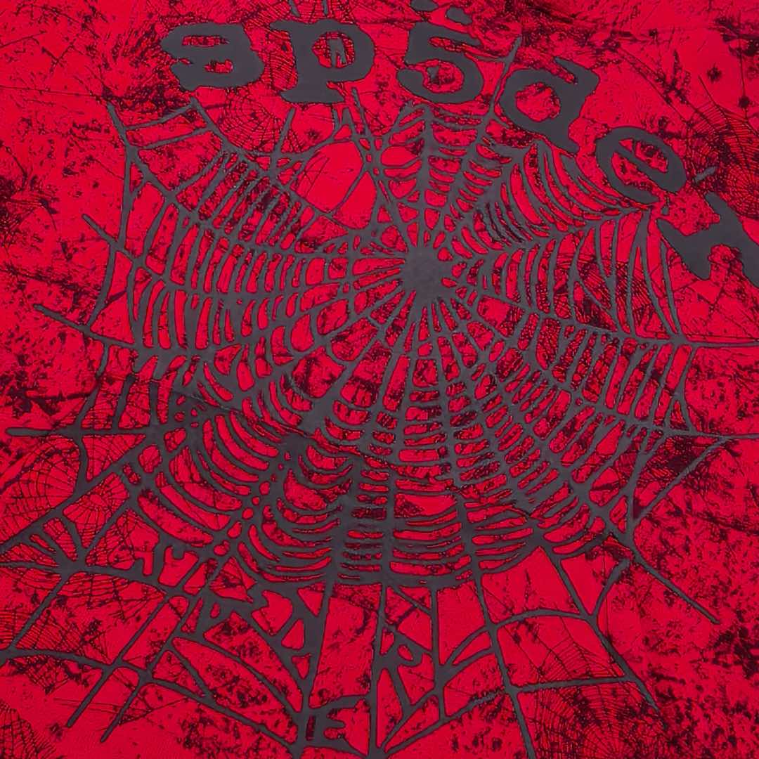 Sp5der OG Tree Camo Hoodie Red - DesignerGu