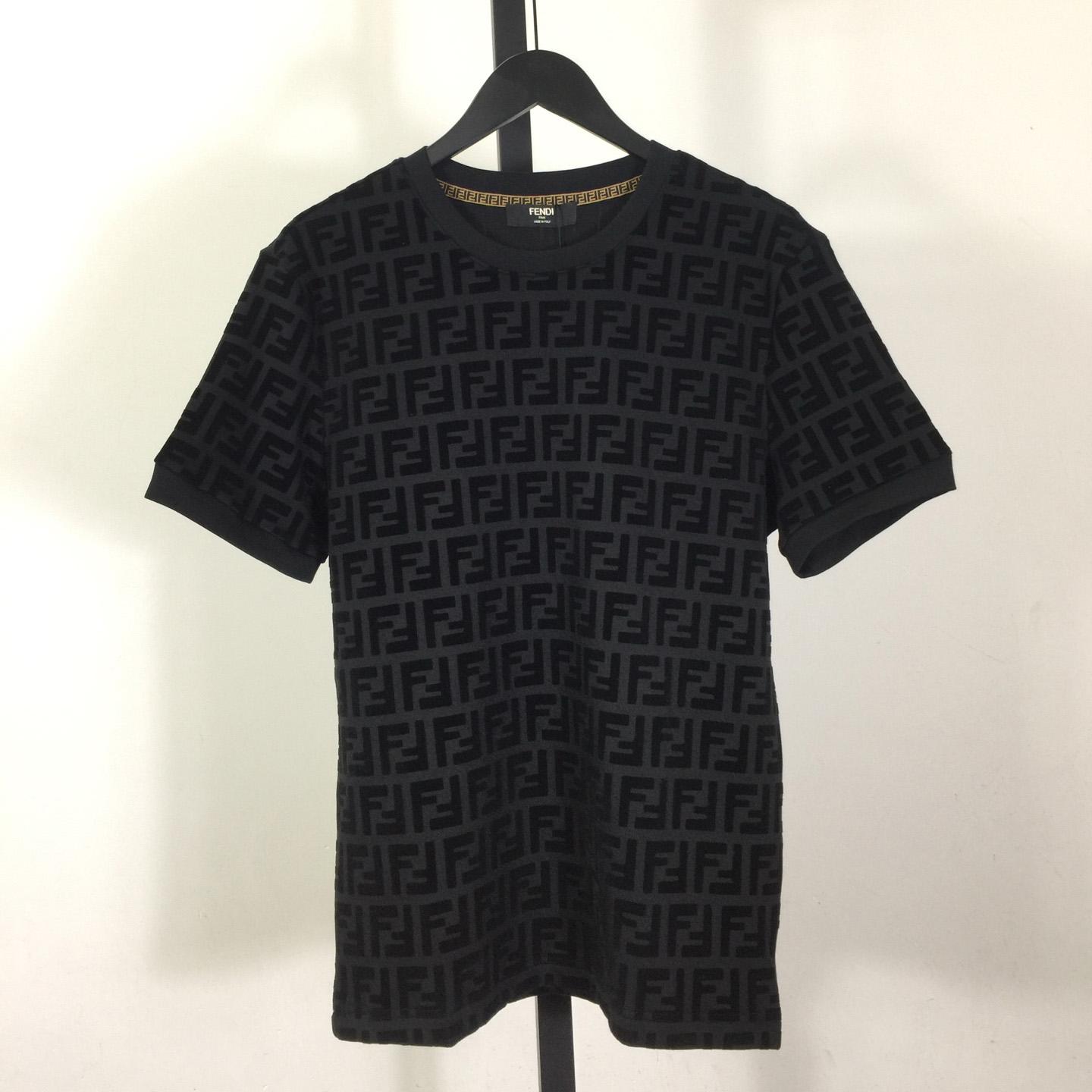 Fendi Cotton Jersey T-shirt  - DesignerGu